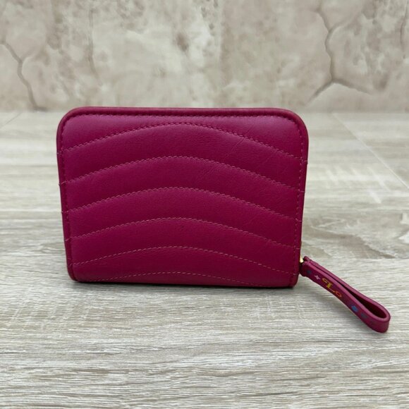 Louis Vuitton Fuchsia Leather New Wave Compact Wallet - Picture 7 of 8